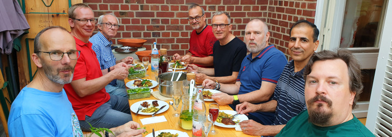 Männer kochen römisch