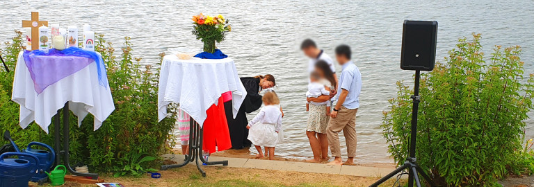 Gottesdienst zur Tauferinnerung am Campingsee Kahl