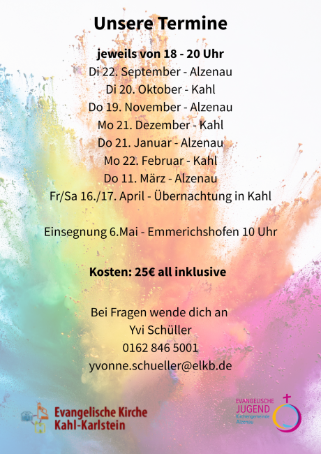 Teamerkurstermine