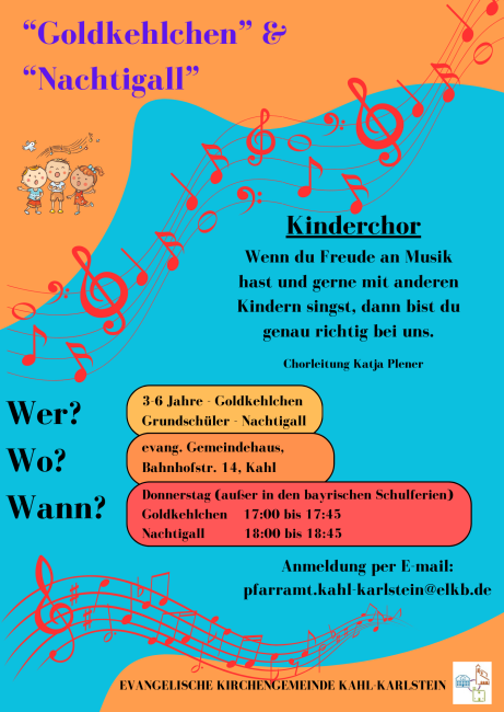 Plakat Kinderchöre