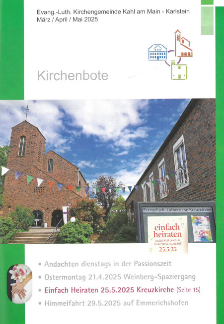 Kirchenbote März - Mai 2025