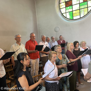 Chor Kahl-Karlstein und Alzenau auf der Empore der Kreuzkirche