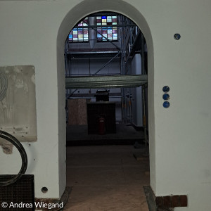 Blick von der Sakristei in die Kirche